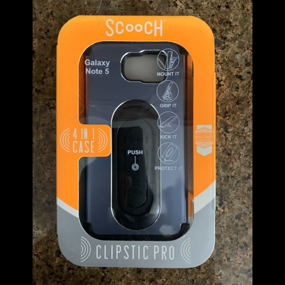 Scooch Clipstic Pro Case for Samsung Galaxy Note 5
